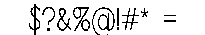 ZP Roxamble Condensed Font OTHER CHARS