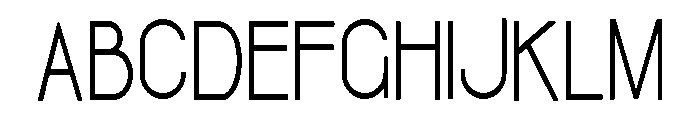 ZP Roxamble Condensed Font UPPERCASE