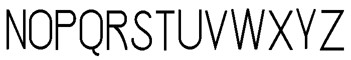 ZP Roxamble Condensed Font UPPERCASE