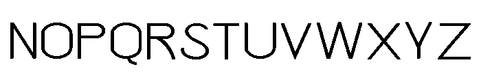 ZP Roxamble Expanded Font UPPERCASE