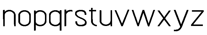 ZP Roxamble Expanded Font LOWERCASE