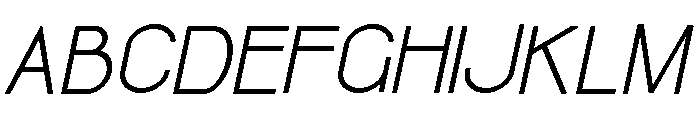 ZP Roxamble Italic Font UPPERCASE
