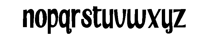ZP Saint Valentine Bold Font LOWERCASE