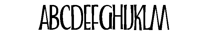 ZP Saint Valentine Condensed Font UPPERCASE