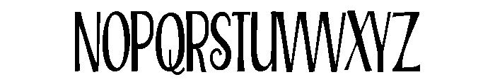 ZP Saint Valentine Condensed Font UPPERCASE