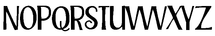ZP Saint Valentine Expanded Font UPPERCASE