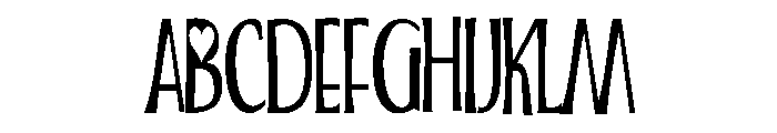 ZP Saint Valentine Love Condensed Font UPPERCASE