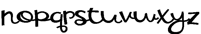 ZP Say Why Expanded Bold Font LOWERCASE