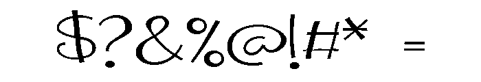 ZP Say Why Expanded Light Font OTHER CHARS