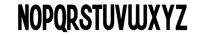 ZP Schoolhouse Condensed Font UPPERCASE