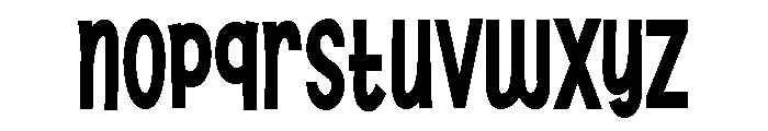 ZP Schoolhouse Condensed Font LOWERCASE