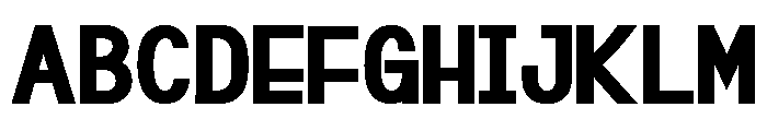 ZP Schoolhouse Expanded Font UPPERCASE