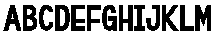 ZP Schoolhouse Font UPPERCASE