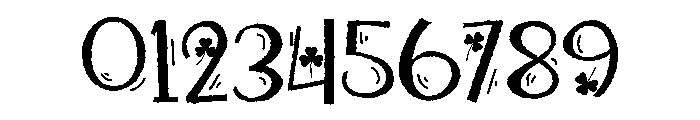 ZP Shamrock My World Font OTHER CHARS