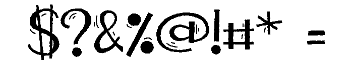 ZP Shamrock My World Font OTHER CHARS