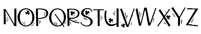 ZP Shamrock My World Font UPPERCASE