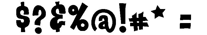 ZP Shoeby Doo Font OTHER CHARS