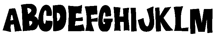 ZP Shoeby Doo Font UPPERCASE