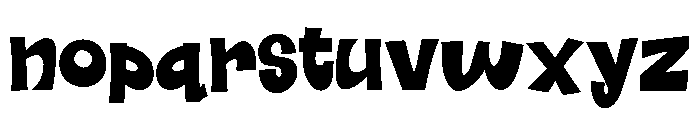 ZP Shoeby Doo Font LOWERCASE