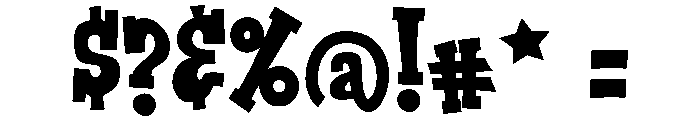 ZP Shoeby Doobie Font OTHER CHARS