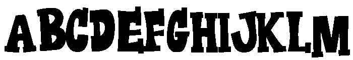 ZP Shoeby Doobie Font UPPERCASE