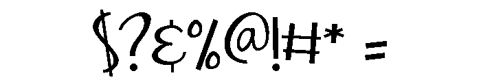 ZP Sideward Font OTHER CHARS