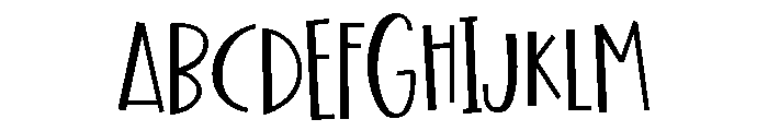 ZP Sideward Font UPPERCASE