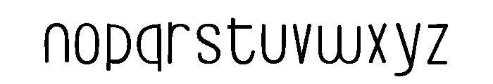 ZP Simple Print Bold Font LOWERCASE