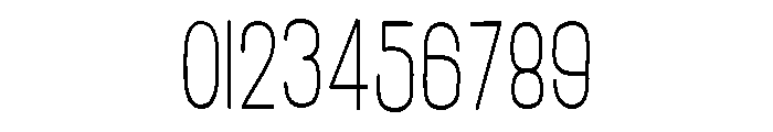 ZP Simple Print Condensed Font OTHER CHARS