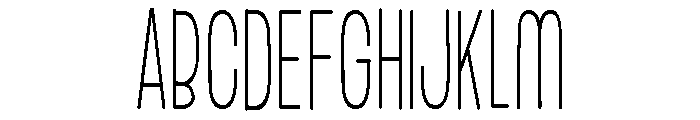 ZP Simple Print Condensed Font UPPERCASE