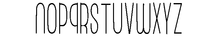 ZP Simple Print Condensed Font UPPERCASE
