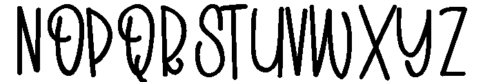 ZP Smoothie Love Bold Font UPPERCASE