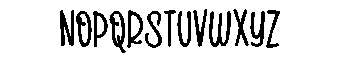 ZP Smoothie Love Bold Font LOWERCASE