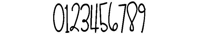 ZP Smoothie Love Condensed Font OTHER CHARS