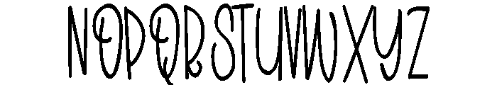 ZP Smoothie Love Condensed Font UPPERCASE