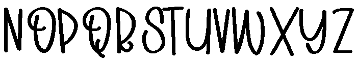 ZP Smoothie Love Expanded Bold Font UPPERCASE