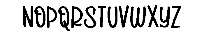 ZP Smoothie Love Expanded Bold Font LOWERCASE