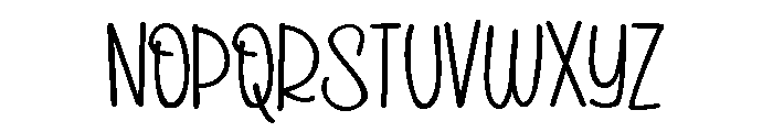 ZP Smoothie Love Expanded Light Font LOWERCASE