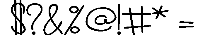 ZP Smoothie Love Expanded Font OTHER CHARS