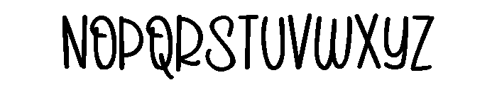 ZP Smoothie Love Expanded Font LOWERCASE