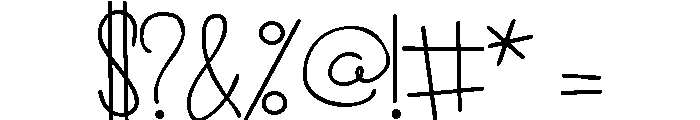 ZP Smoothie Love Light Font OTHER CHARS