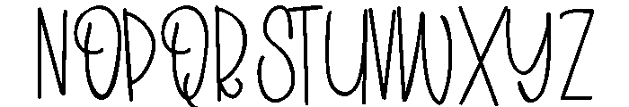 ZP Smoothie Love Light Font UPPERCASE