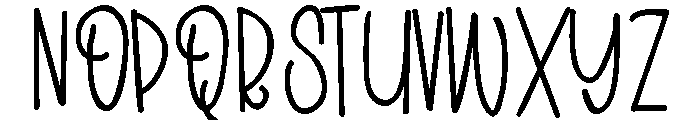 ZP Smoothie Love Font UPPERCASE
