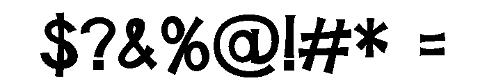 ZP Smooze Bold Font OTHER CHARS