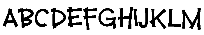 ZP Smooze Bold Font UPPERCASE