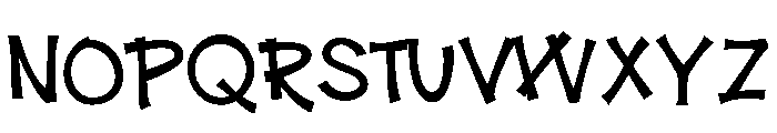ZP Smooze Bold Font UPPERCASE