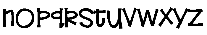 ZP Smooze Bold Font LOWERCASE