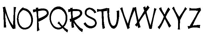 ZP Smooze Condensed Font UPPERCASE