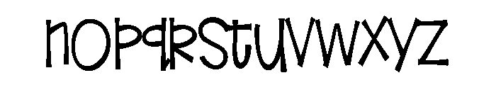 ZP Smooze Condensed Font LOWERCASE