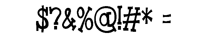ZP Smooze Serif Condensed Font OTHER CHARS